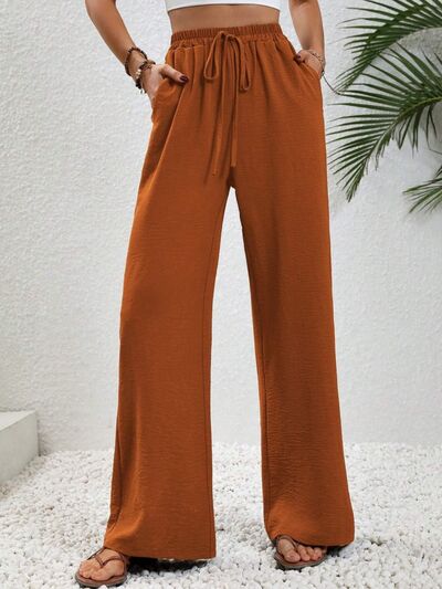 swvws Wide Leg Drawstring Pants