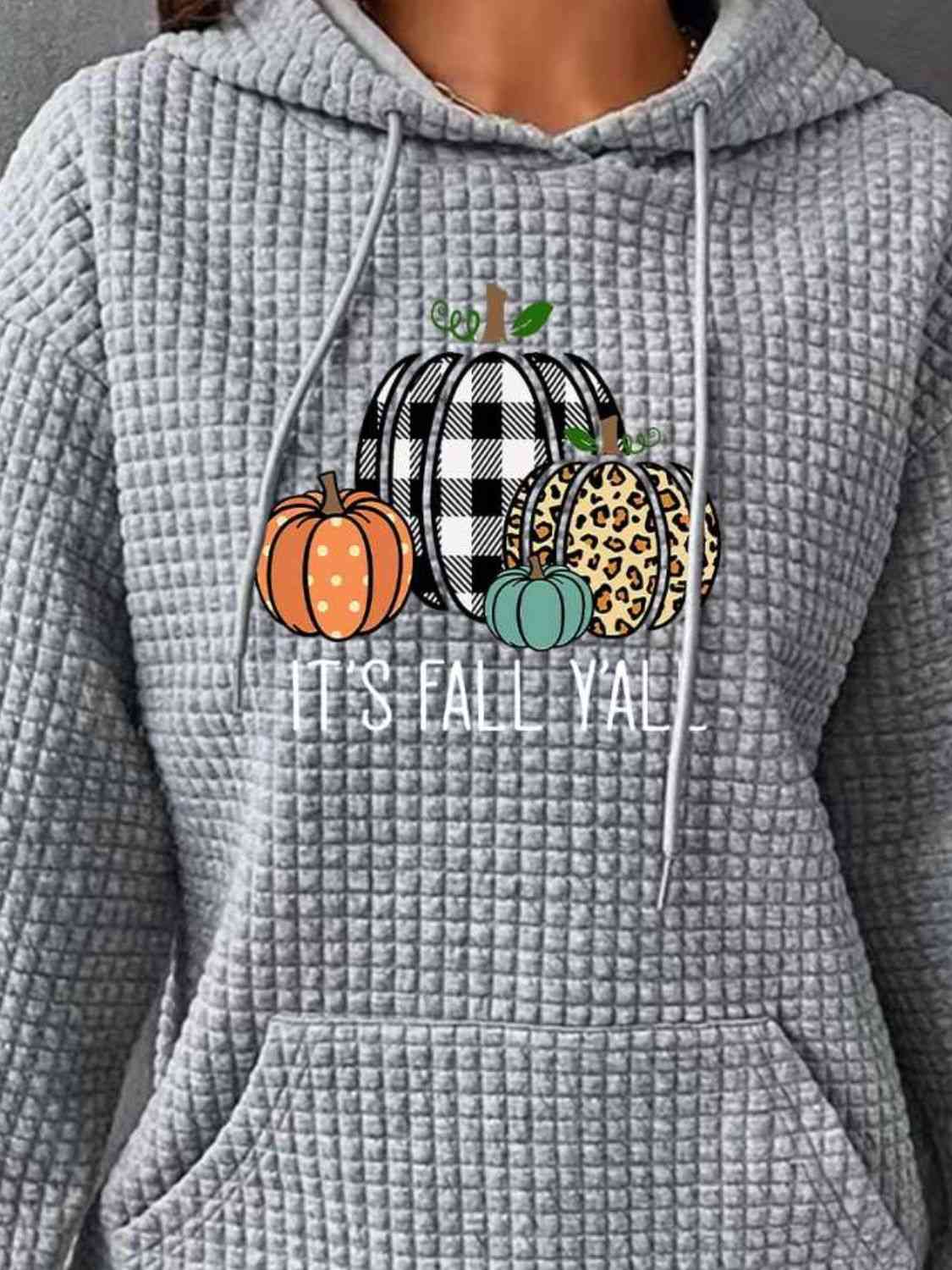 swvws IT'S FALL YALL Full Size Graphic Hoodie