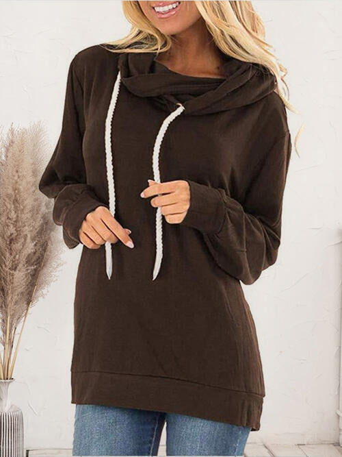 swvws Drawstring Long Sleeve Hoodie