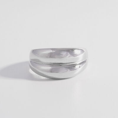 swvws 925 Sterling Silver Bulging Ring