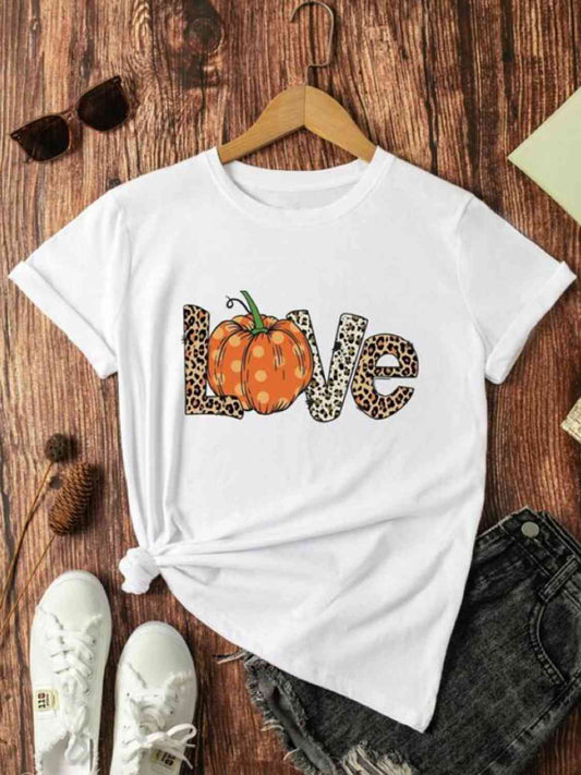 swvws Simply Love Full Size LOVE Graphic T-Shirt