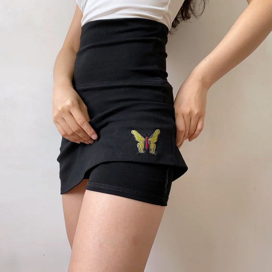 swvws - 90s Retro Butterfly Skirt ~ HANDMADE