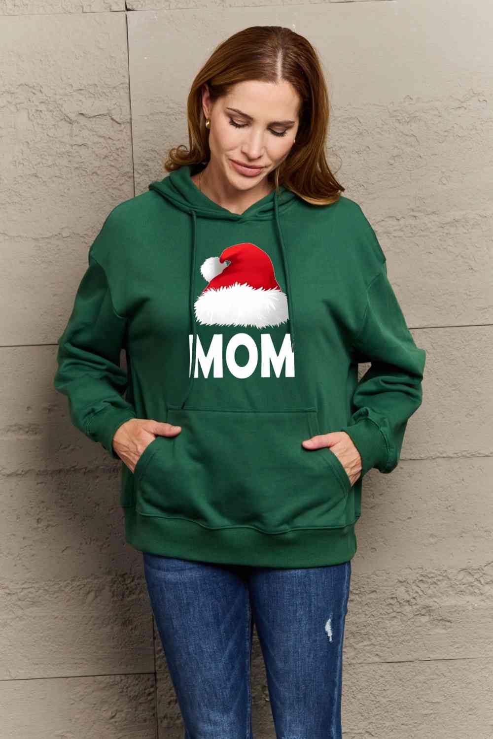 swvws Simply Love Full Size MOM Graphic Hoodie