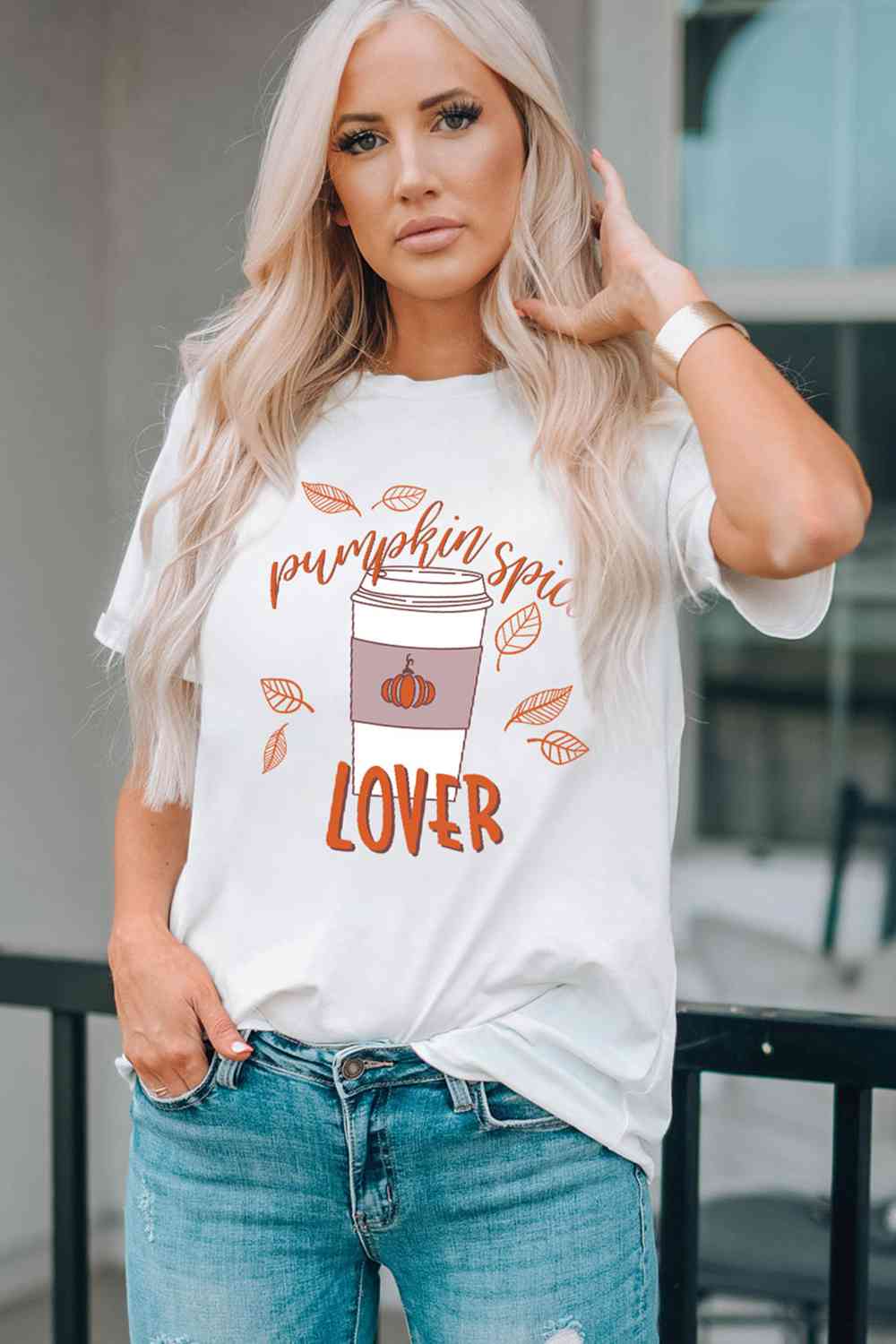 swvws PUMPKIN SPICE LOVER Graphic T-Shirt