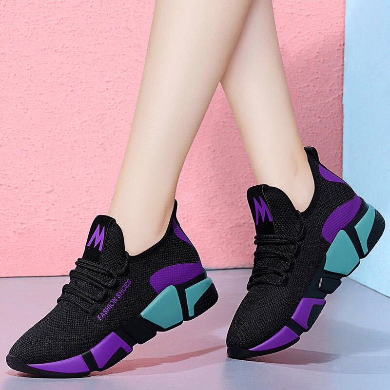 swvws Women's Shoes New Year Old Beijing Cloth Shoes Comfortable Women's Shoes Spring and Autumn All-Match Lace-up Comfortable Lightweight Sneaker