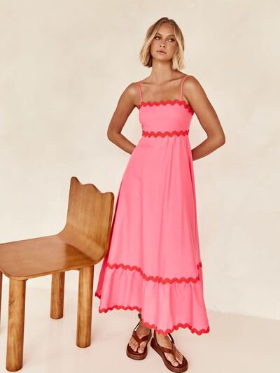 swvws Spaghetti Strap Maxi Dress