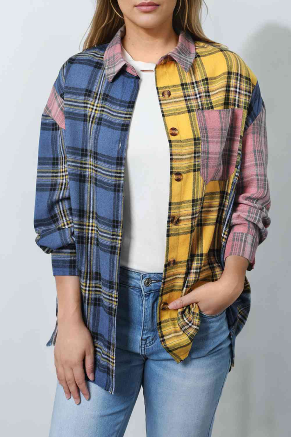 swvws Tricolor Plaid Shirt