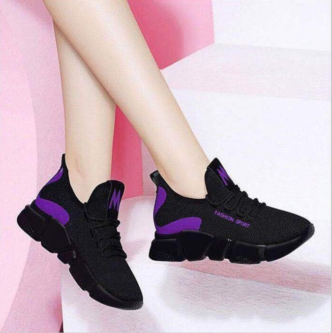 swvws Women's Shoes New Year Old Beijing Cloth Shoes Comfortable Women's Shoes Spring and Autumn All-Match Lace-up Comfortable Lightweight Sneaker