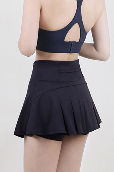 swvws High Waist Pleated Active Skirt