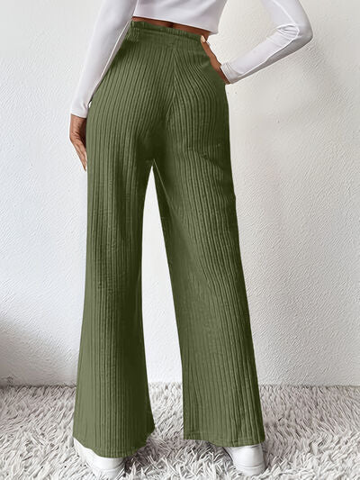 swvws Ribbed High Waist Pants