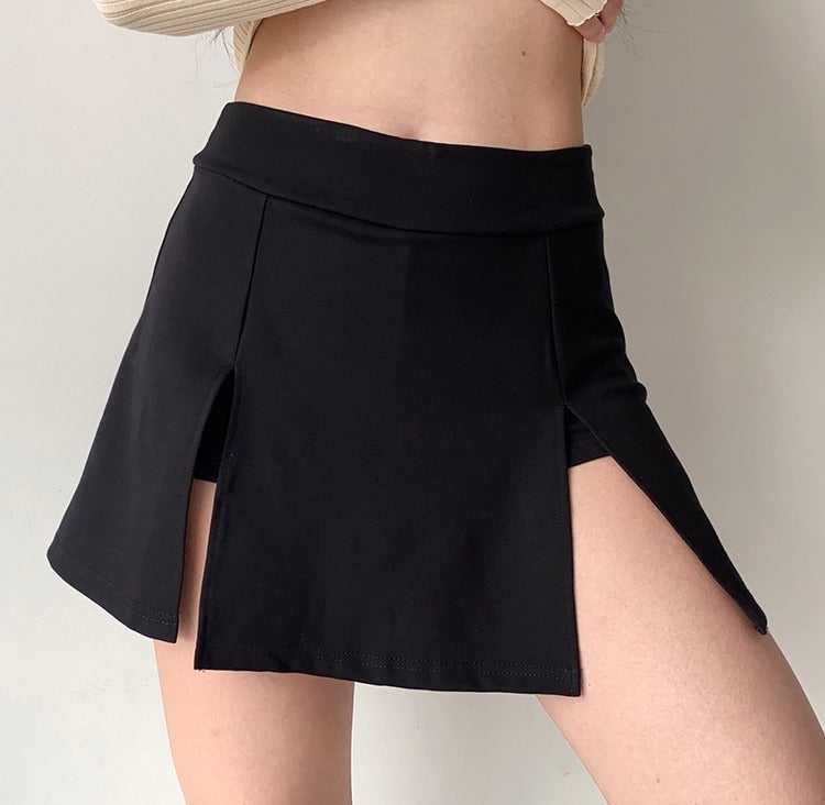 swvws - Chic Double Split Skirt