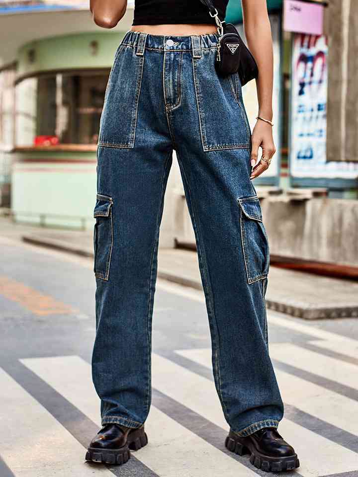 swvws Straight Leg Cargo Jeans