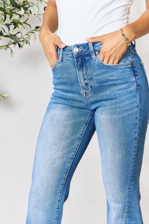 swvws BAYEAS Slit Flare Jeans