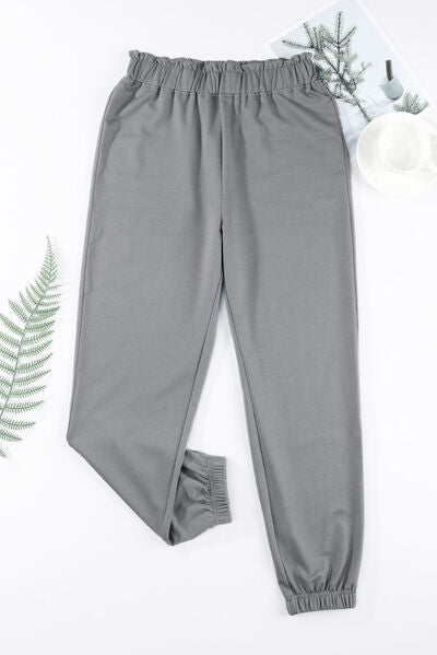 swvws Elastic Waist Joggers