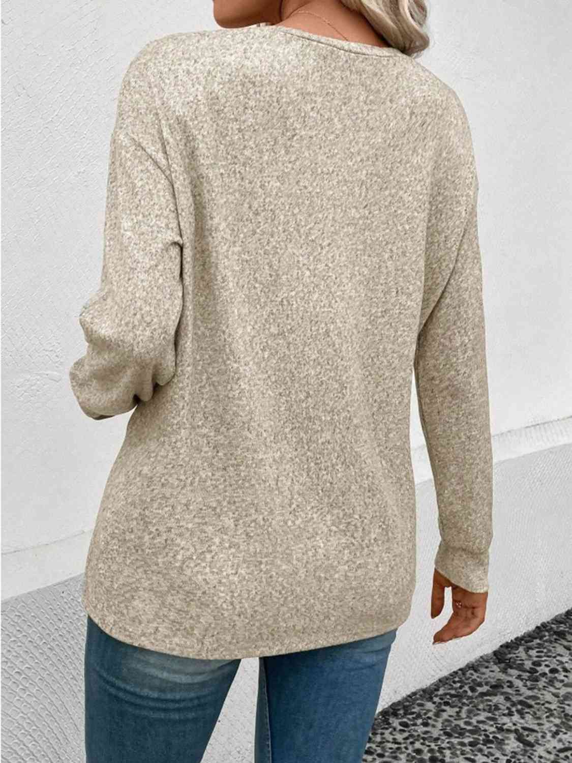 swvws Round Neck Long Sleeve T-Shirt