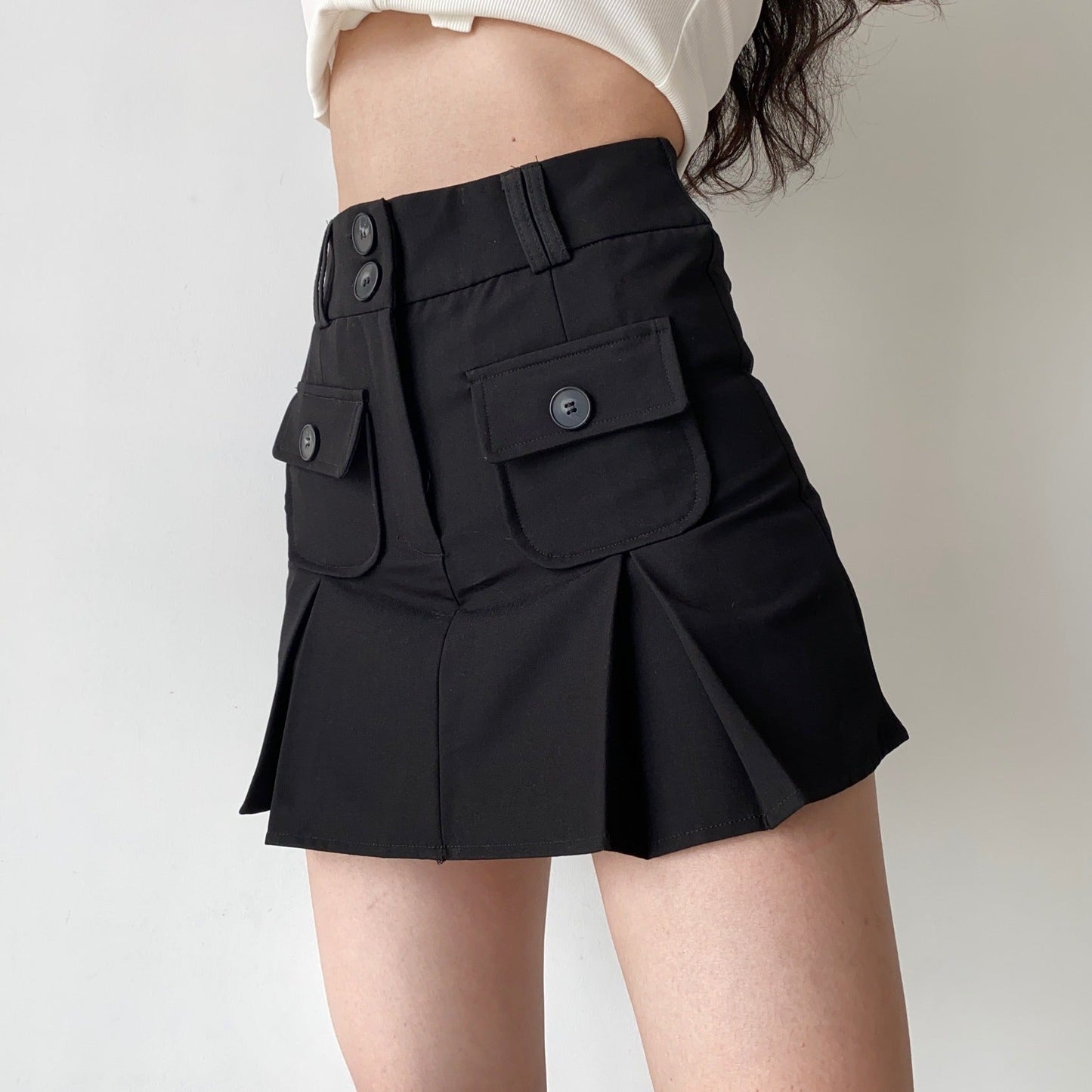 swvws - Raquelle Pleated Pocket Skirt