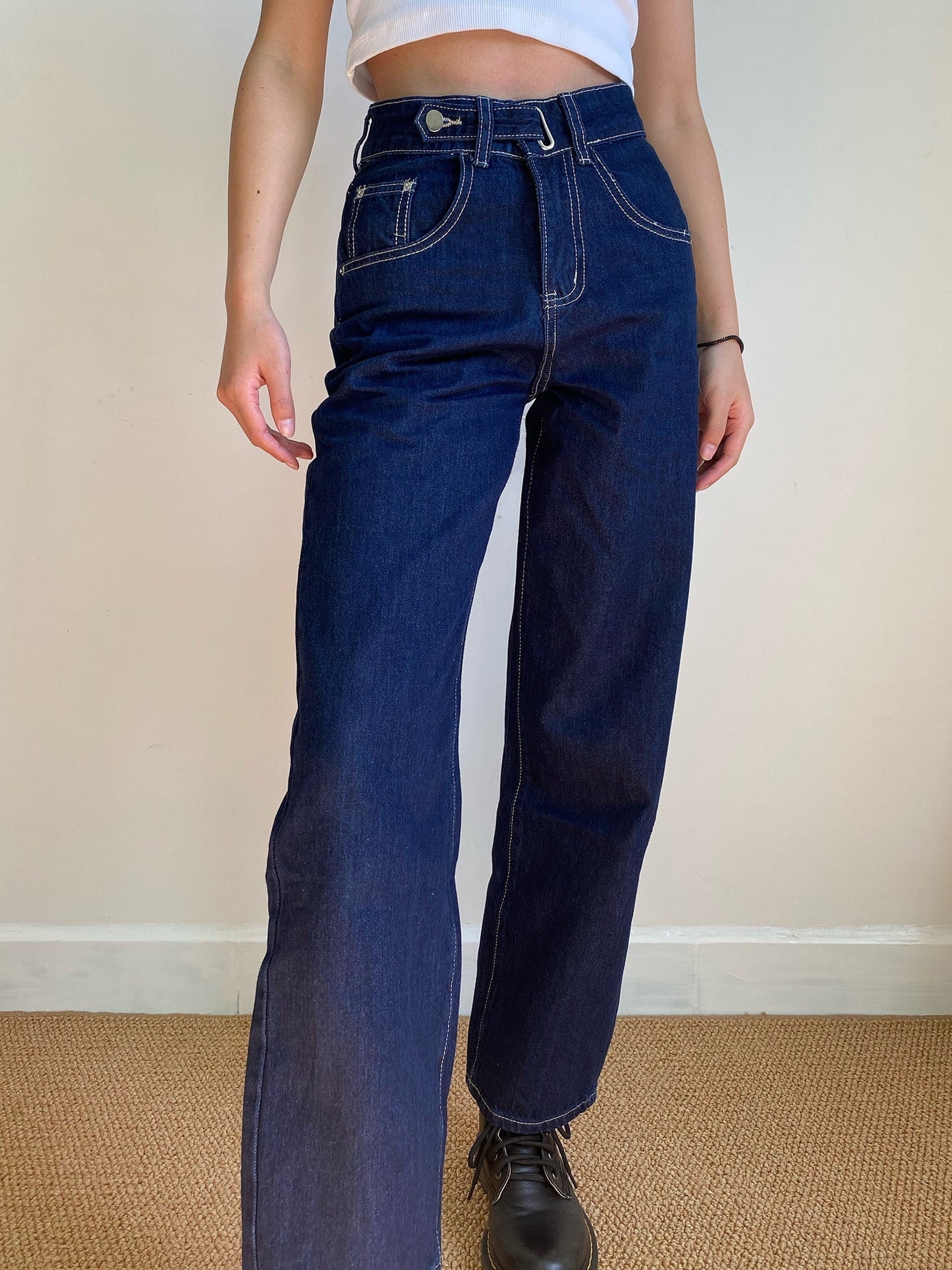 swvws - Cowboy Top Stitch Jeans