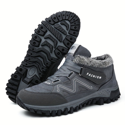 Winter Warrior Hiking Boots - Ultra-Warm Plush Lining, Durable Non-Slip Soles, Comfortable Fit, Breathable Membrane, Waterproof, Insulated, Perfect for Hiking, Climbing, Hunting, Trekking, Fall and Winter Outdoor Activities