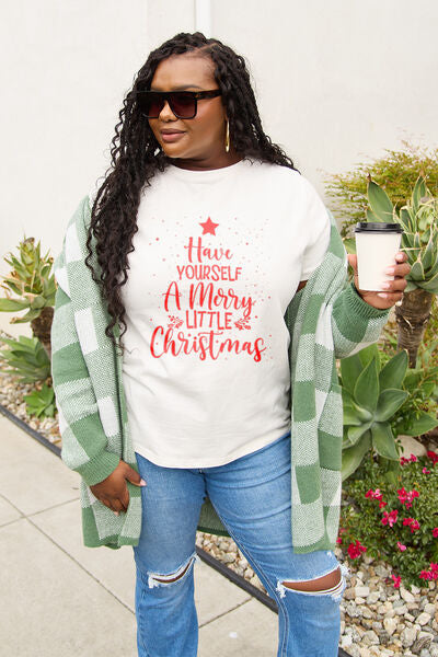 swvws Simply Love Full Size HAVE YOURSELF A MERRY LITTLE CHRISTMAS T-Shirt