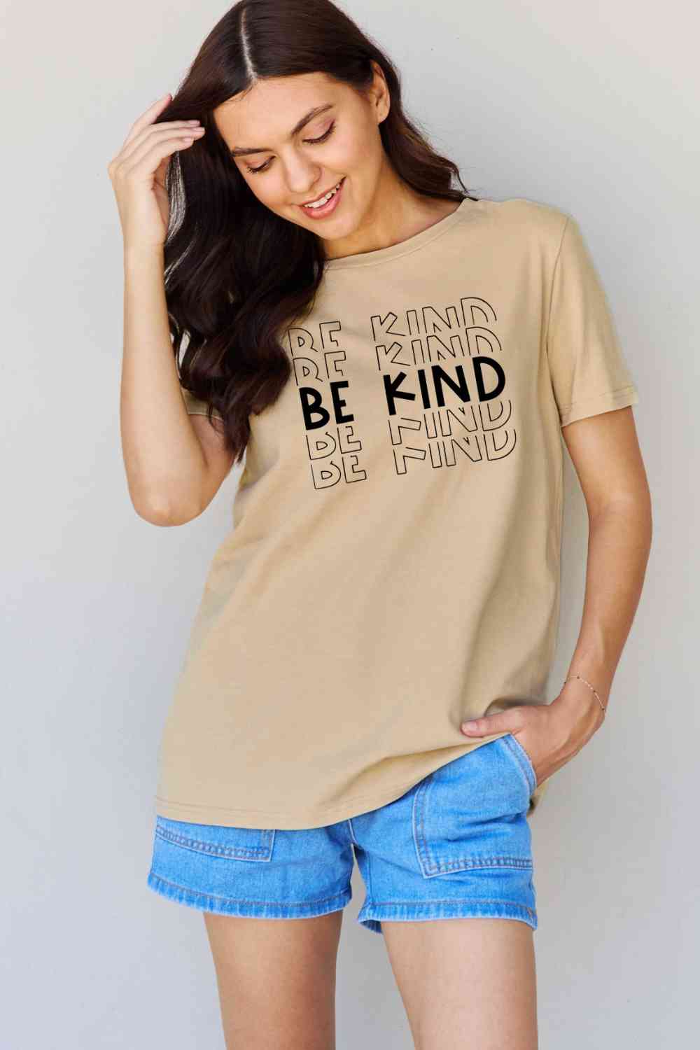 swvws Simply Love Full Size BE KIND Graphic T-Shirt