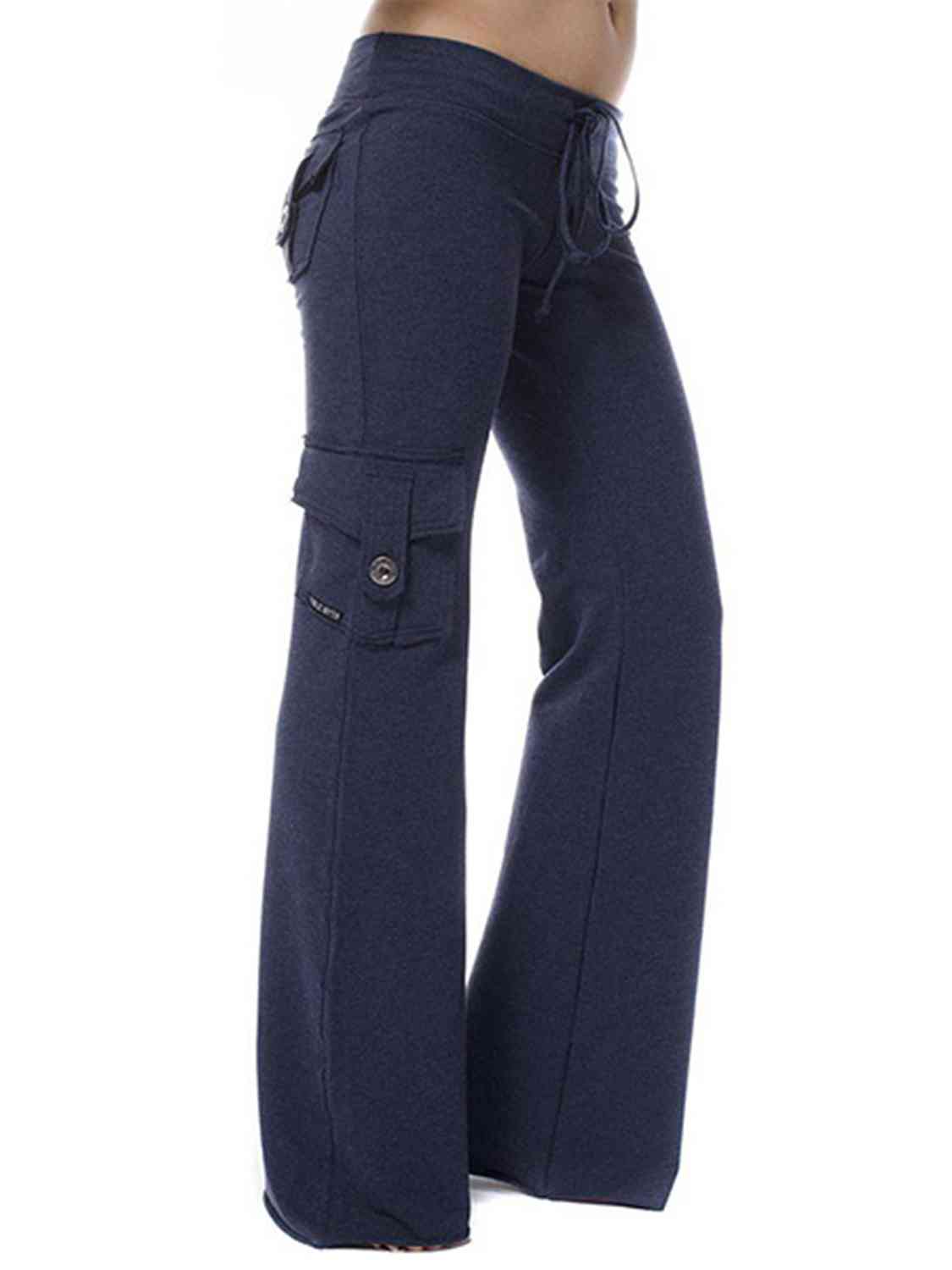 swvws Mid Waist Pants with Pockets