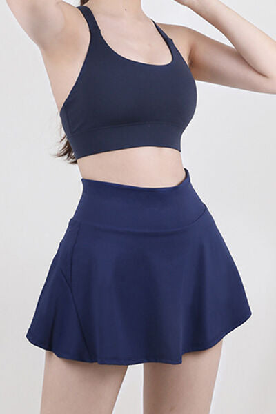 swvws High Waist Pleated Active Skirt