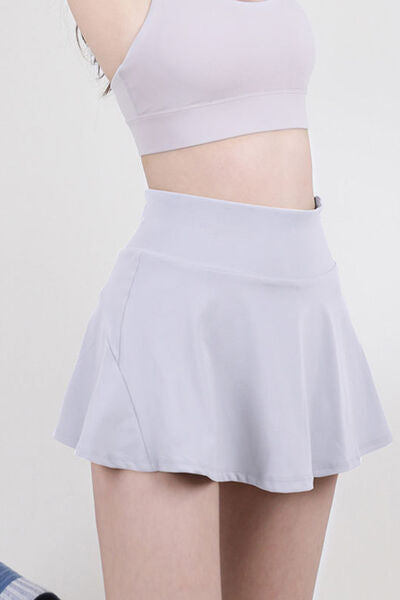 swvws High Waist Pleated Active Skirt