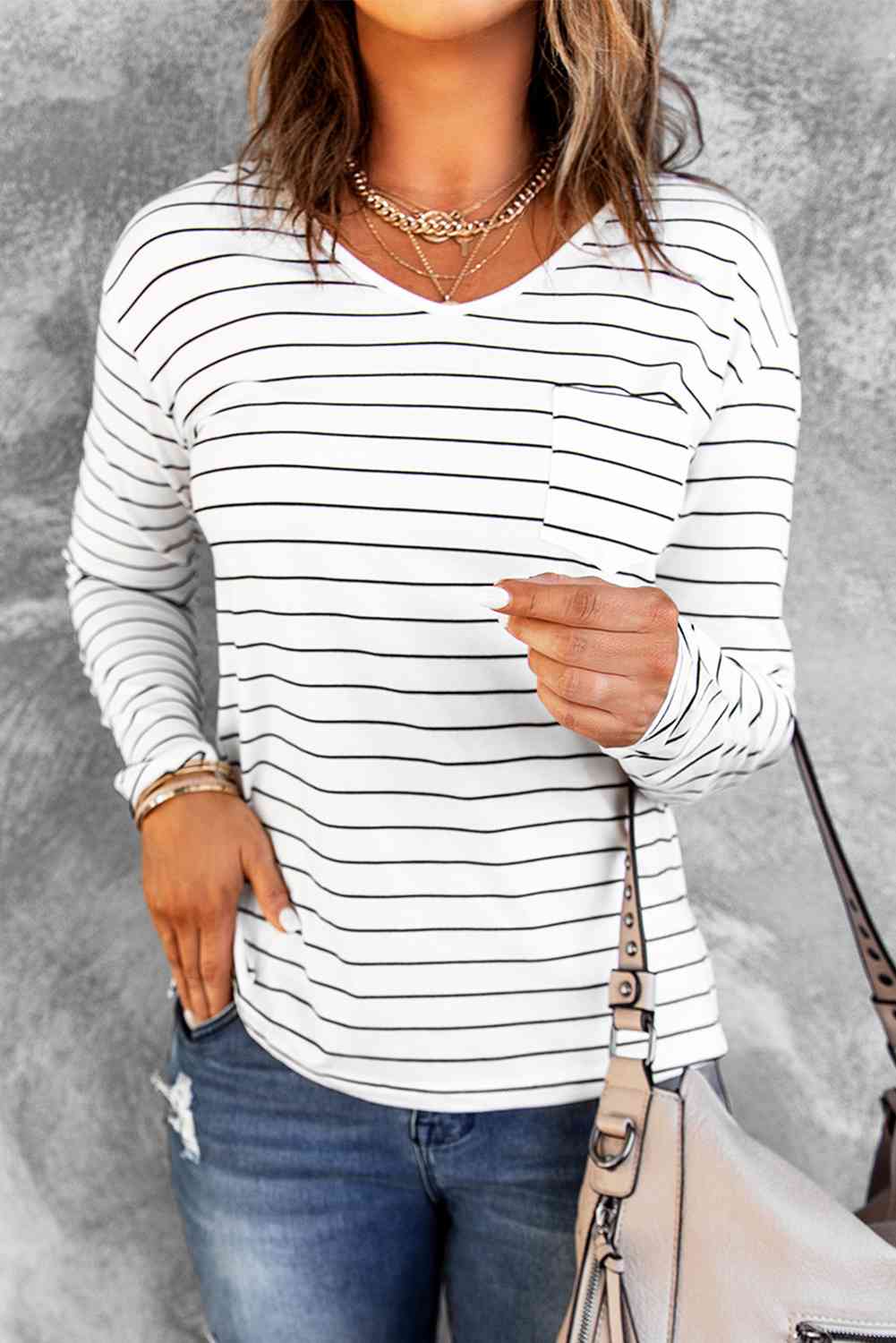 swvws Striped Long Sleeve T-Shirt