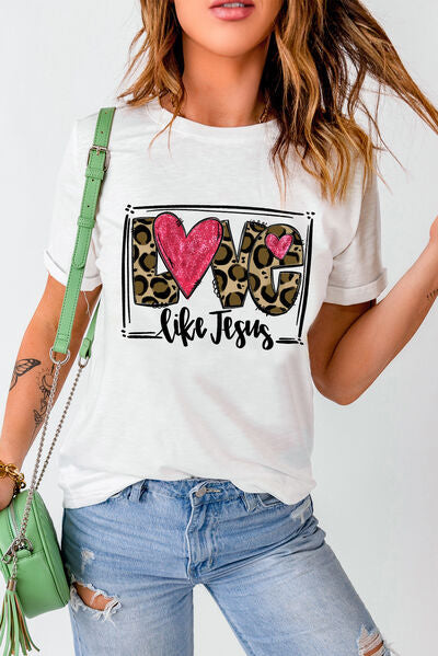 swvws LOVE LIKE JESUS Short Sleeve T-Shirt