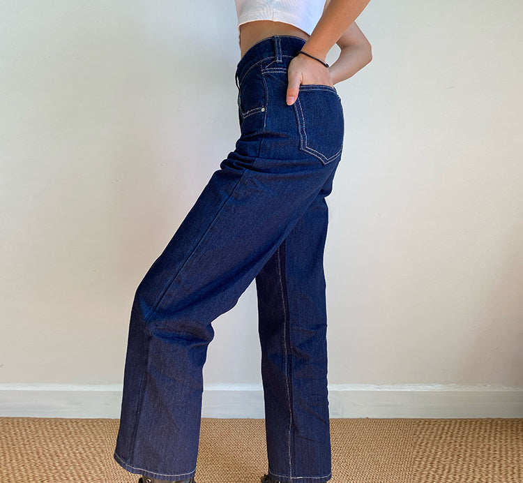 swvws - Cowboy Top Stitch Jeans