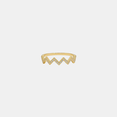 swvws Wave Shape 925 Sterling Silver Ring