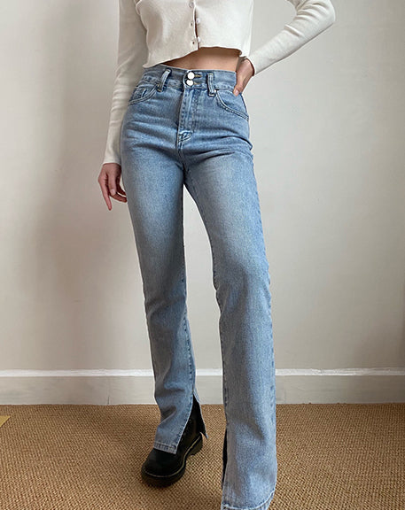 swvws - Tala Cowgirl Split Jeans