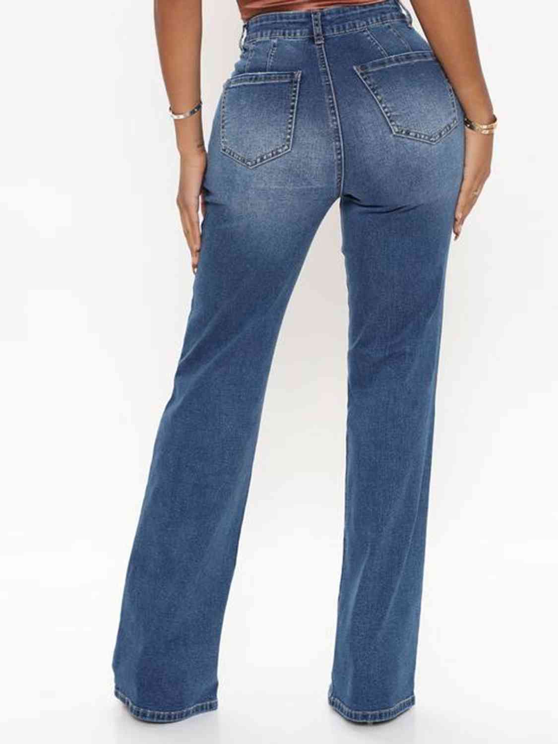 swvws Raw Hem High Waist Jeans