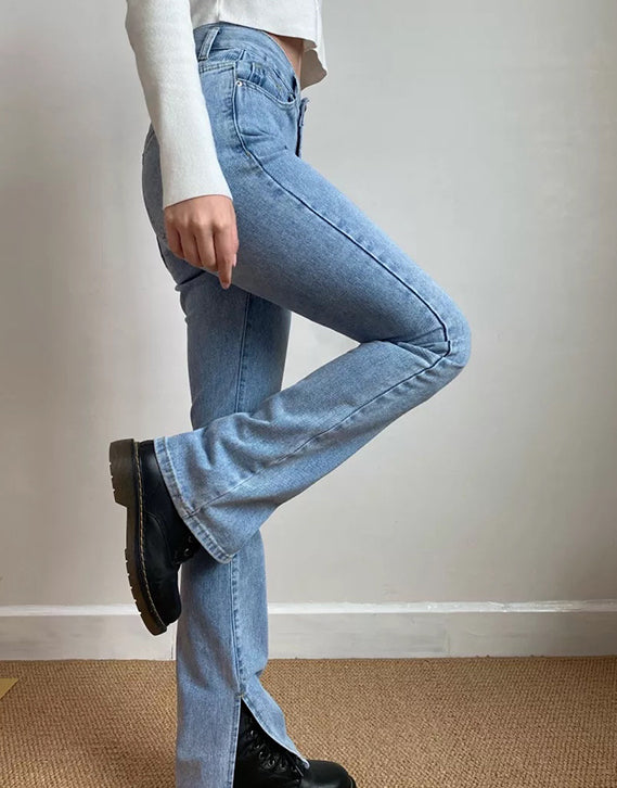 swvws - Tala Cowgirl Split Jeans