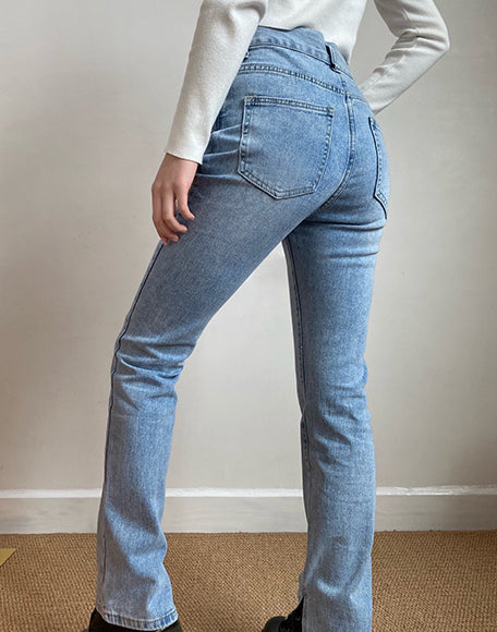 swvws - Tala Cowgirl Split Jeans