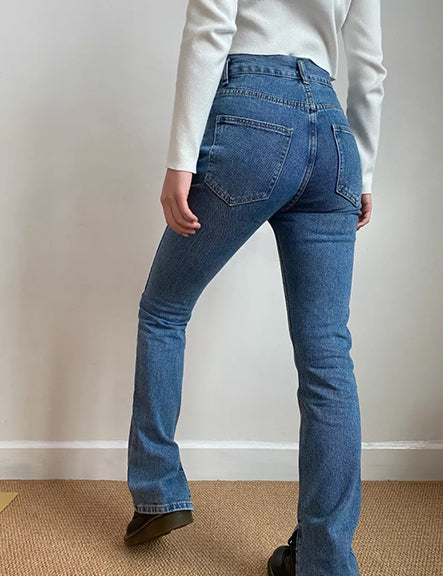 swvws - Tala Cowgirl Split Jeans