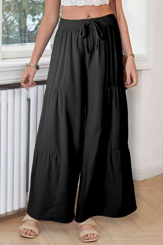 swvws Drawstring Wide Leg Pants