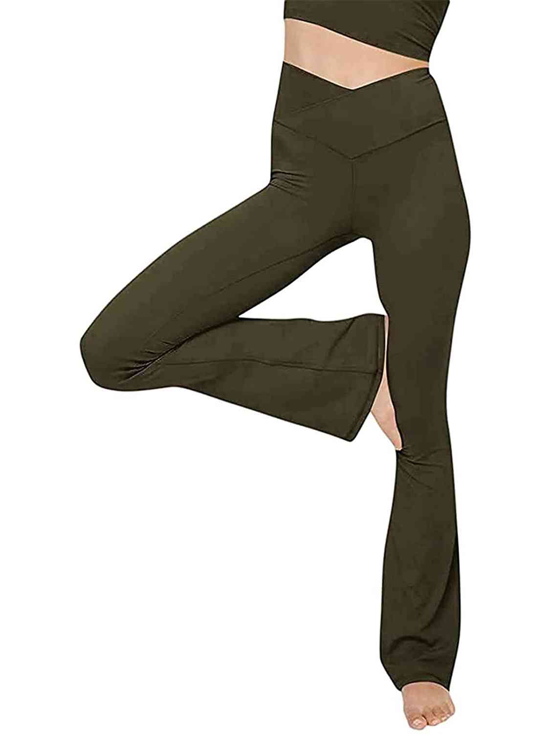 swvws V-Waist Bootcut Long Pants