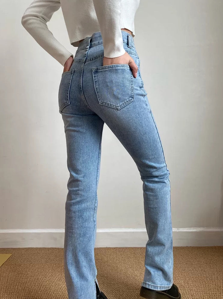 swvws - Tala Cowgirl Split Jeans