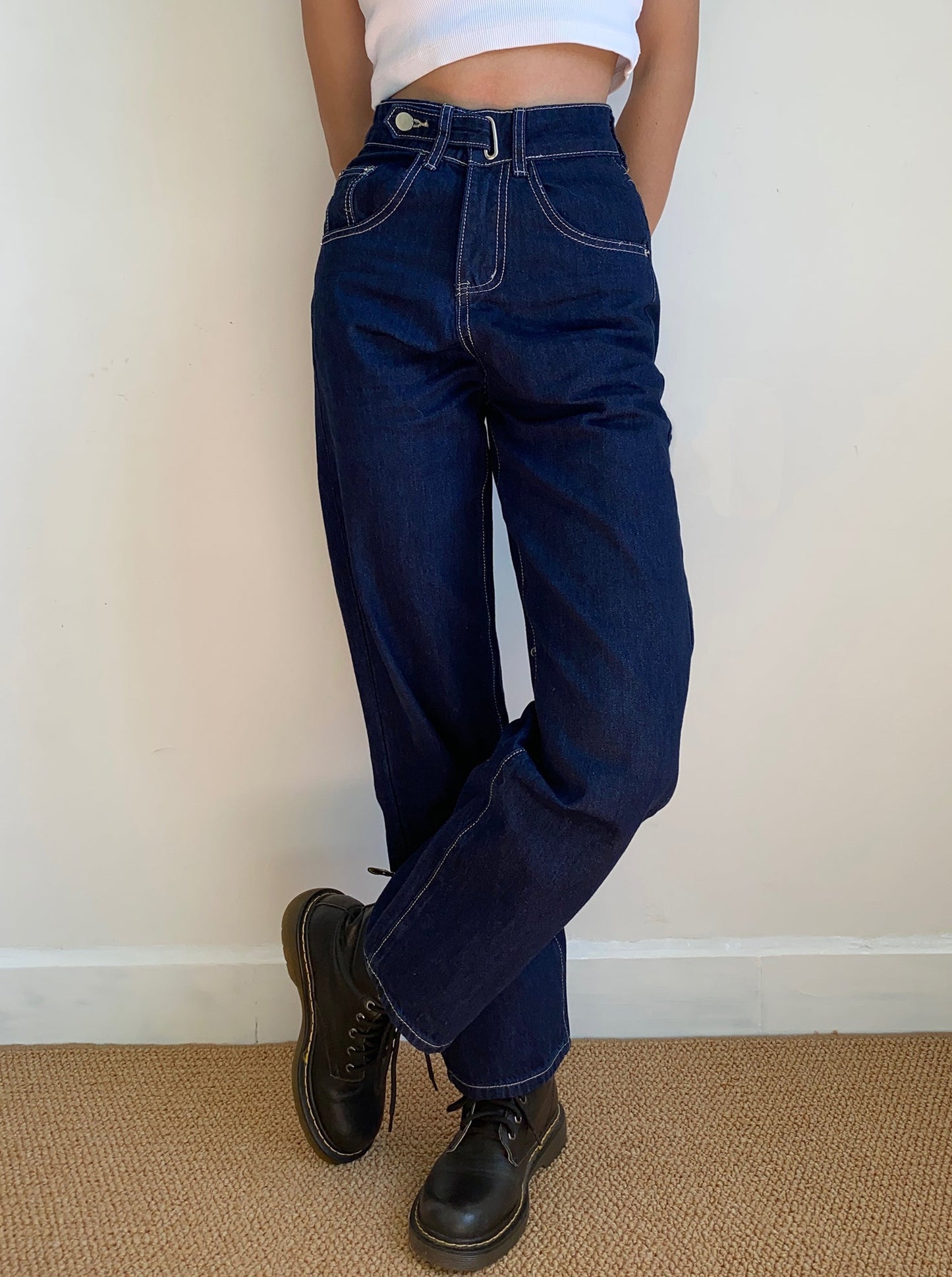 swvws - Cowboy Top Stitch Jeans