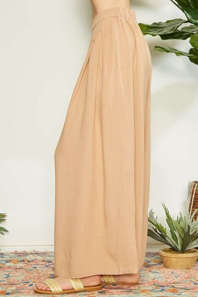 swvws Mittoshop Wrap Pleating Detail Wide Leg Pants