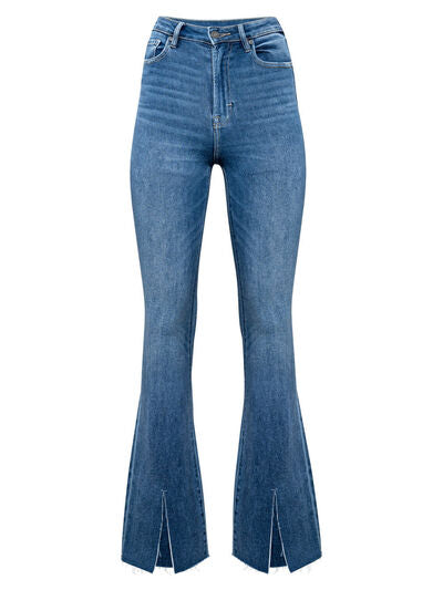 swvws Slit Bootcut Jeans with Pockets