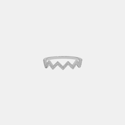 swvws Wave Shape 925 Sterling Silver Ring