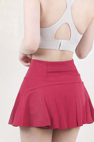 swvws High Waist Pleated Active Skirt