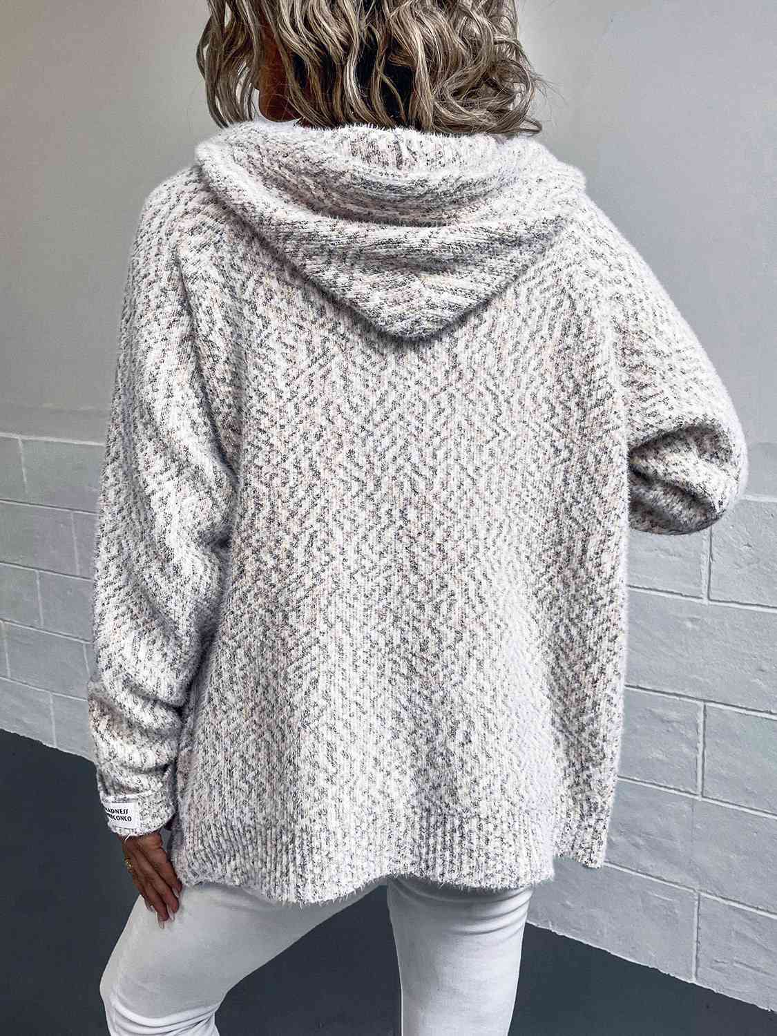 swvws Zip-Up Hooded Sweater