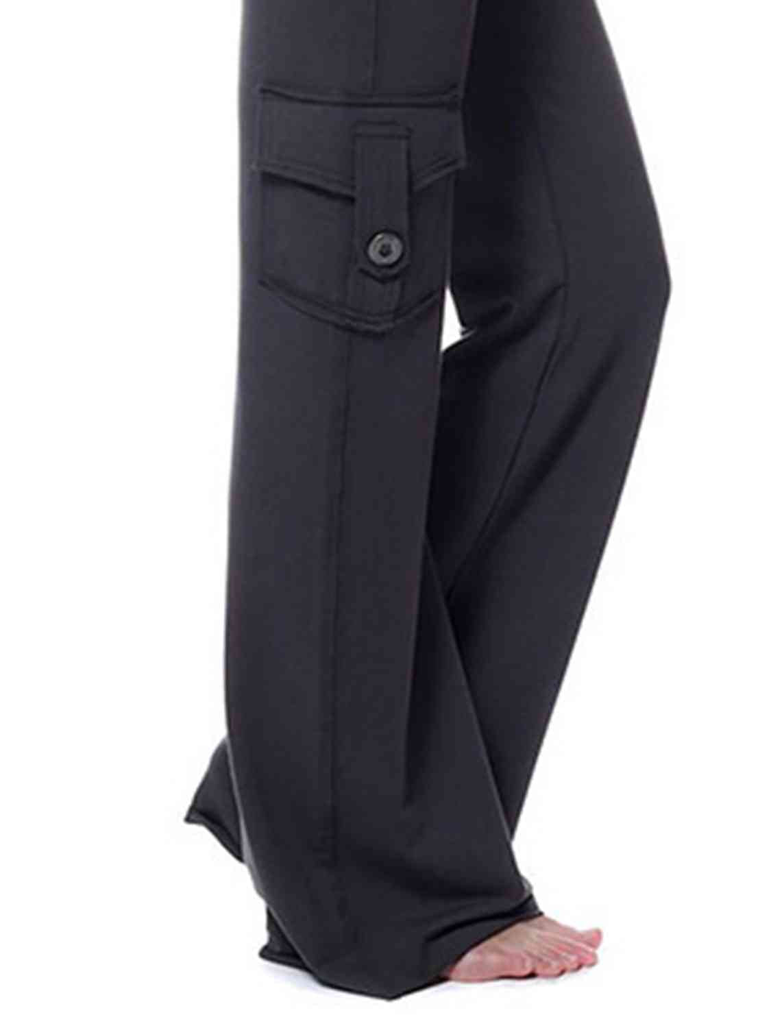 swvws Mid Waist Pants with Pockets