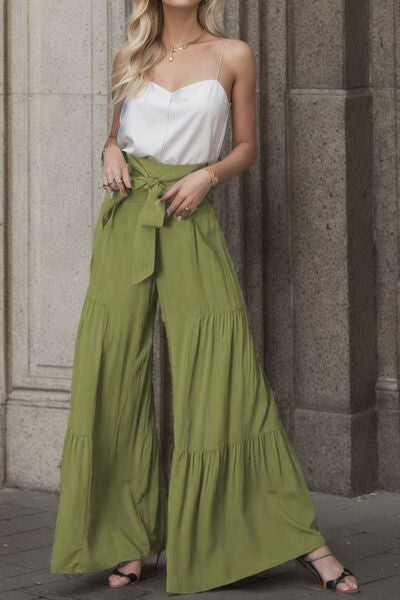 swvws Tied Wide Leg Pants