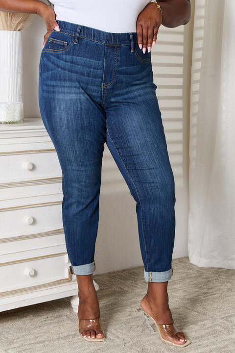 swvws Judy Blue Full Size Skinny Cropped Jeans