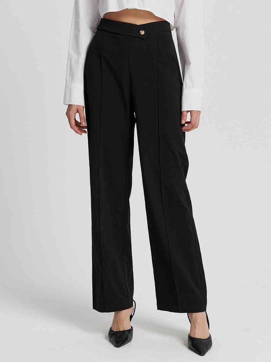 swvws High Waist Straight Pants