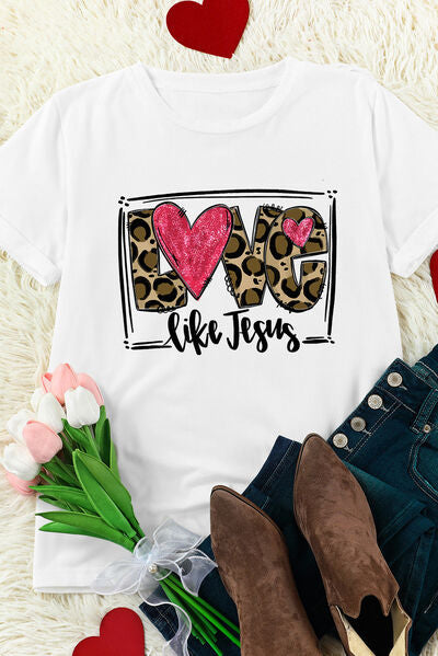 swvws LOVE LIKE JESUS Short Sleeve T-Shirt